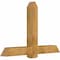 Ekena Millwork Eugene Rough Sawn Timber Gable Bracket, Western Red Cedar, 60"W x 40"H x 6"D x 6"F, 16/12 Pitch GBW060X40X0606EUG00RWR - alternate 3